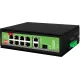 Коммутатор Digma DSP408F-2G1S-300 (L2) 8x100Мбит/с 2x1Гбит/с 1SFP 8PoE 8PoE+ 1PoE++ 300W неуправляемый