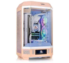 Корпус Thermaltake The Tower 300 PEACH FUZZ без БП miniITX 7x120mm 5x140mm 2xUSB3.0 audio bott PSU
