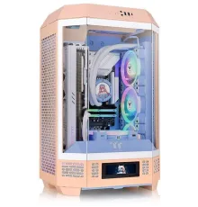 Корпус Thermaltake The Tower 300 PEACH FUZZ без БП miniITX 7x120mm 5x140mm 2xUSB3.0 audio bott PSU