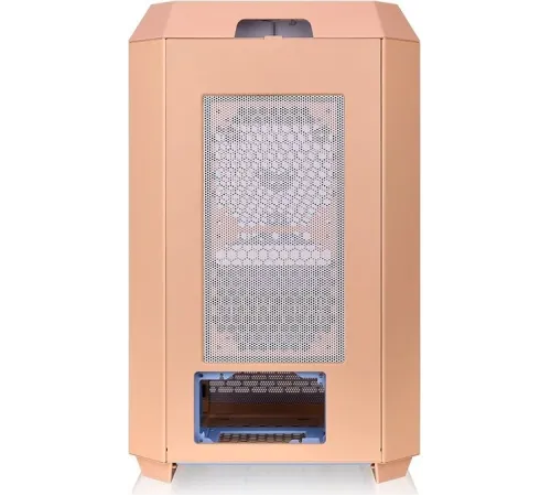 Корпус Thermaltake The Tower 300 PEACH FUZZ без БП miniITX 7x120mm 5x140mm 2xUSB3.0 audio bott PSU