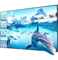 Экран на раме Cactus 127x224см Alr Expert CS-PSALRE-224X127-MM магнитное крепление 16:9 настенный натяжной черный
