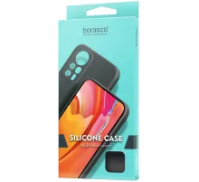 Чехол (клип-кейс) BoraSCO для Realme C65 Silicone Case черный (73384)