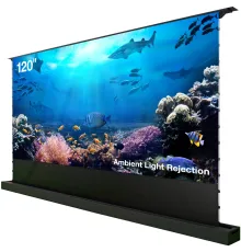 Экран Cactus 148x263см FloorRising CS-PSFRALR-263X148 16:9 напольный рулонный черный (моторизованный привод)