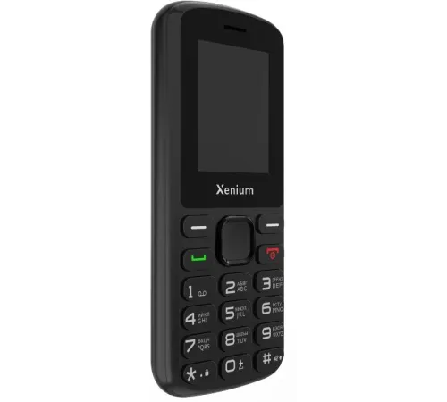 Мобильный телефон XENIUM X170 черный моноблок 2Sim 1.77" 128x160 Nucleus 0.3Mpix GSM900/1800 MP3 FM microSD max32Gb