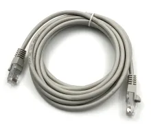 Патч-корд KingPrice KP-PC-c5e-3m-g UTP 4 пары cat.5E CCA molded 3м серый RJ-45 (m)-RJ-45 (m)