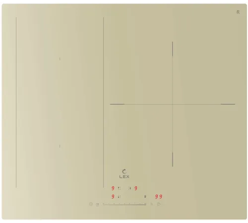 Индукционная варочная поверхность Lex EVI 631A IV слоновая кость Индукционная варочная поверхность Lex EVI 631A IV слоновая кость