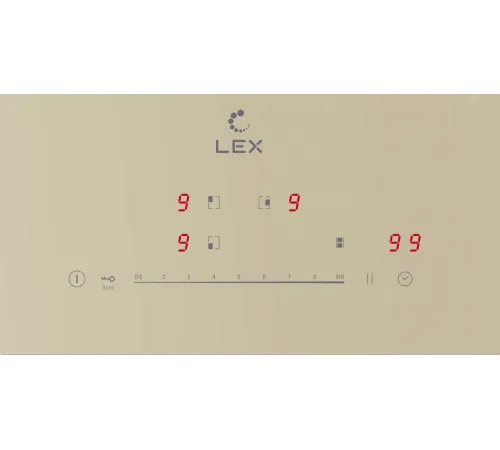 Индукционная варочная поверхность Lex EVI 631A IV слоновая кость Индукционная варочная поверхность Lex EVI 631A IV слоновая кость