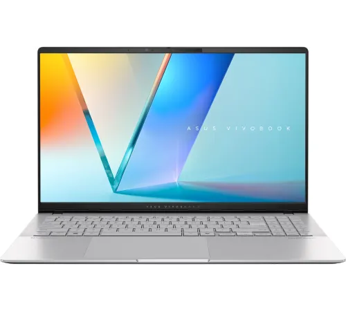 Ноутбук Asus Vivobook S 15 OLED S5507QA-MA052W Snapdragon X Elite X1E 78 100 32Gb SSD1Tb Qualcomm Adreno 15.6" OLED 3K (2880x1620) Windows 11 Home silver WiFi BT Cam (90NB14Q2-M00630)