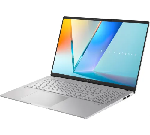 Ноутбук Asus Vivobook S 15 OLED S5507QA-MA052W Snapdragon X Elite X1E 78 100 32Gb SSD1Tb Qualcomm Adreno 15.6" OLED 3K (2880x1620) Windows 11 Home silver WiFi BT Cam (90NB14Q2-M00630)