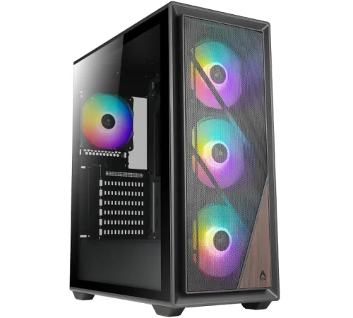 Корпус Azza FOREST черный без БП ATX 4x120mm 2xUSB3.0 audio bott PSU Корпус Azza FOREST черный без БП ATX 4x120mm 2xUSB3.0 audio bott PSU