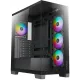 Корпус Azza COVE черный без БП ATX 4x120mm 1xUSB2.0 1xUSB3.0 1xUSB3.1 audio bott PSU