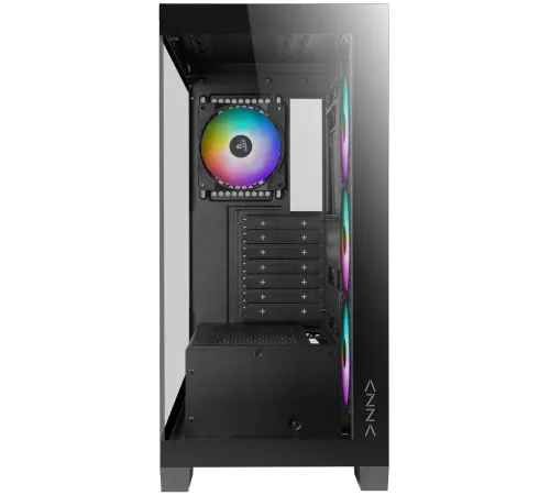 Корпус Azza COVE черный без БП ATX 4x120mm 1xUSB2.0 1xUSB3.0 1xUSB3.1 audio bott PSU
