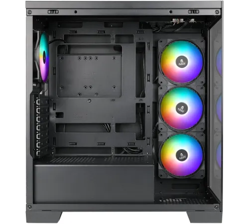 Корпус Azza COVE черный без БП ATX 4x120mm 1xUSB2.0 1xUSB3.0 1xUSB3.1 audio bott PSU