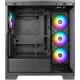 Корпус Azza COVE черный без БП ATX 4x120mm 1xUSB2.0 1xUSB3.0 1xUSB3.1 audio bott PSU