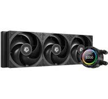 Система водяного охлаждения ID-Cooling SL360 Pro Se Soc-AM5/AM4/1151/1200/2066/1700 черный 4-pin 14-30dB Al+Cu LCD 350W Ret