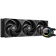 Система водяного охлаждения ID-Cooling SL360 Pro Se Soc-AM5/AM4/1151/1200/2066/1700 черный 4-pin 14-30dB Al+Cu LCD 350W Ret