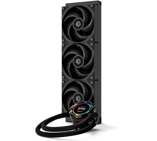 Система водяного охлаждения ID-Cooling SL360 Pro Se Soc-AM5/AM4/1151/1200/2066/1700 черный 4-pin 14-30dB Al+Cu LCD 350W Ret