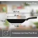 Сковорода ВОК (WOK) Tefal Easy Plus 4237628 круглая 28см ручка несъемная (без крышки) черный (9100054099)