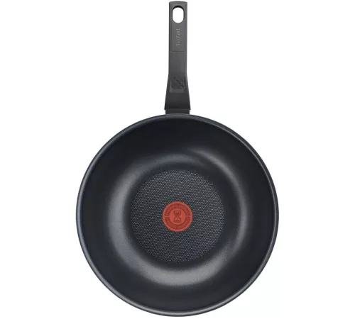 Сковорода ВОК (WOK) Tefal Easy Plus 4237628 круглая 28см ручка несъемная (без крышки) черный (9100054099)