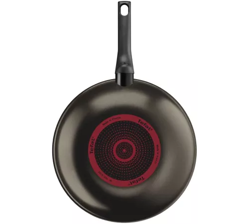 Сковорода ВОК (WOK) Tefal Easy Plus 4237628 круглая 28см ручка несъемная (без крышки) черный (9100054099)