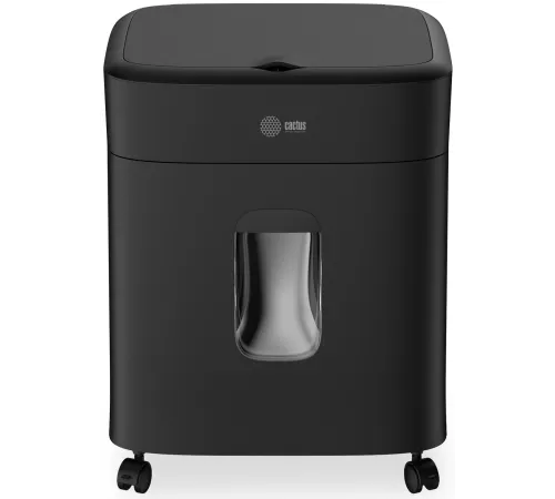 Шредер Cactus CS-SH-D4 с автоподачей (секр.P-5) фрагменты 60лист. 15лтр. скрепки скобы пл.карты