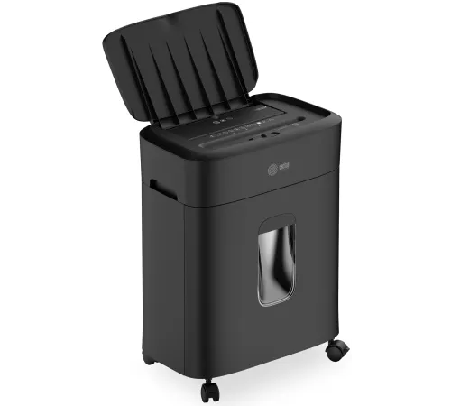 Шредер Cactus CS-SH-D4 с автоподачей (секр.P-5) фрагменты 60лист. 15лтр. скрепки скобы пл.карты