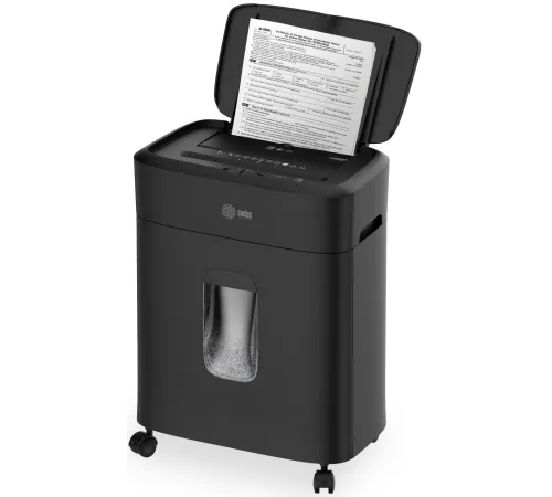 Шредер Cactus CS-SH-D4 с автоподачей (секр.P-5) фрагменты 60лист. 15лтр. скрепки скобы пл.карты