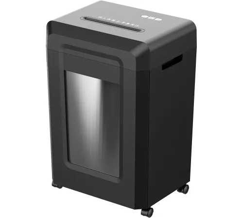 Шредер Cactus CS-SH-G9 (секр.P-4) фрагменты 18лист. 30лтр. скрепки скобы пл.карты CD