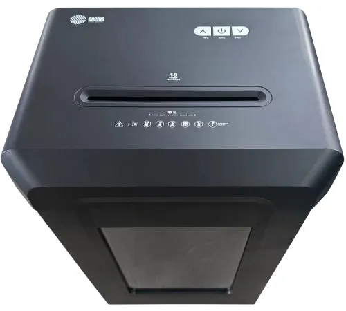 Шредер Cactus CS-SH-G9 (секр.P-4) фрагменты 18лист. 30лтр. скрепки скобы пл.карты CD