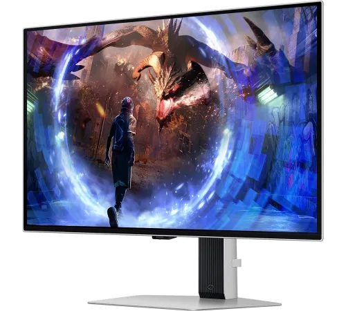 Монитор Samsung 27" Odyssey G5 S27DG600SIXCI черный OLED LED 1ms 16:9 HDMI матовая HAS Piv 250cd 178гр/178гр 2560x1440 360Hz FreeSync Premium Pro DP Quad 2K (1440p) USB 6.9кг