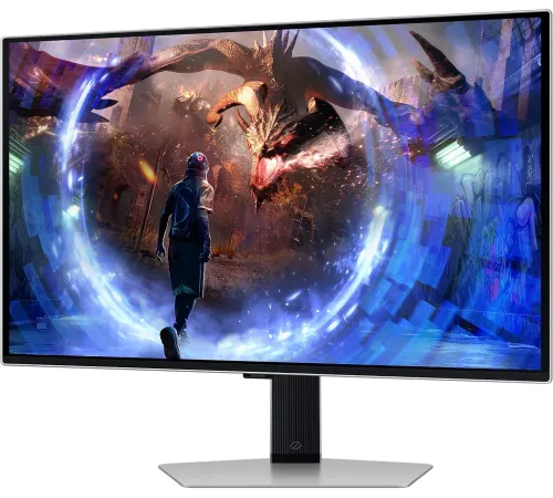 Монитор Samsung 27" Odyssey G5 S27DG600SIXCI черный OLED LED 1ms 16:9 HDMI матовая HAS Piv 250cd 178гр/178гр 2560x1440 360Hz FreeSync Premium Pro DP Quad 2K (1440p) USB 6.9кг