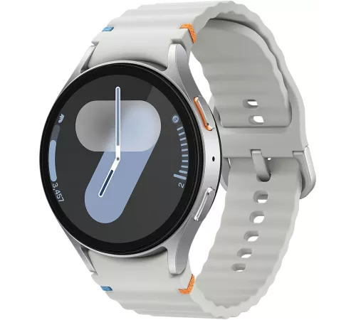 Смарт-часы Samsung Galaxy Watch 7 LTE 44мм 1.5" Super AMOLED корп.серебристый рем.серебристый (SM-L315FZSACAU)