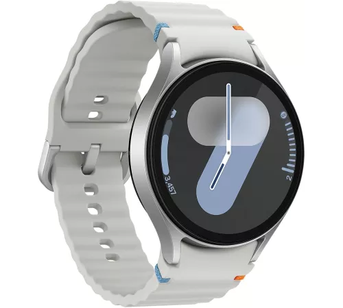 Смарт-часы Samsung Galaxy Watch 7 LTE 44мм 1.5" Super AMOLED корп.серебристый рем.серебристый (SM-L315FZSACAU)