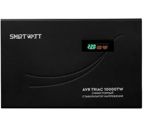 Стабилизатор напряжения Smartwatt TRIAC 10000TW 10000ВА черный Стабилизатор напряжения Smartwatt TRIAC 10000TW 10000ВА черный