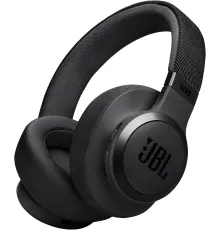 Гарнитура накладные JBL Live 770NC 2м черный беспроводные bluetooth оголовье (JBLLIVE770NCBLK)