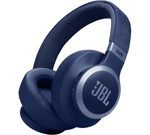 Гарнитура накладные JBL Live 770NC 2м синий беспроводные bluetooth оголовье (JBLLIVE770NCBLU) Гарнитура накладные JBL Live 770NC 2м синий беспроводные bluetooth оголовье (JBLLIVE770NCBLU)