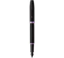 Ручка перьев. Parker IM Vibrant Rings F315 (2172948) Amethyst Purple PVD сталь нержавеющая F подар.кор.