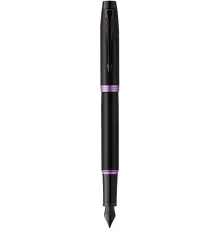 Ручка перьев. Parker IM Vibrant Rings F315 (2172948) Amethyst Purple PVD сталь нержавеющая F подар.кор.