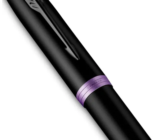 Ручка перьев. Parker IM Vibrant Rings F315 (2172948) Amethyst Purple PVD сталь нержавеющая F подар.кор. Ручка перьев. Parker IM Vibrant Rings F315 (2172948) Amethyst Purple PVD сталь нержавеющая F подар.кор.