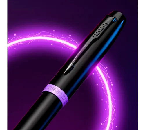 Ручка перьев. Parker IM Vibrant Rings F315 (2172948) Amethyst Purple PVD сталь нержавеющая F подар.кор. Ручка перьев. Parker IM Vibrant Rings F315 (2172948) Amethyst Purple PVD сталь нержавеющая F подар.кор.