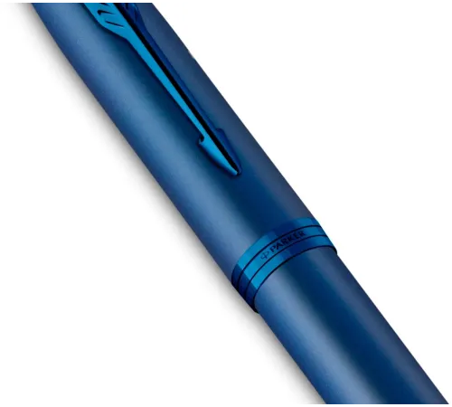 Ручка перьев. Parker IM Monochrome F328 (2172963) Blue PVD F сталь нержавеющая подар.кор. Ручка перьев. Parker IM Monochrome F328 (2172963) Blue PVD F сталь нержавеющая подар.кор.