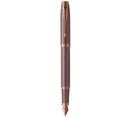 Ручка перьев. Parker IM Monochrome F328 (2190511) Burgundy PVD F сталь нержавеющая подар.кор.