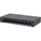 DAHUA DH-CS4010-8ET-60 8-портовый PoE коммутатор с функцией облачного управления L2, 8xRJ45 100Mb PoE, 2xRJ45 1Gb (uplink), суммарно 60Вт, коммутация 4.8 Гб, MAC-таблица 8К, металл