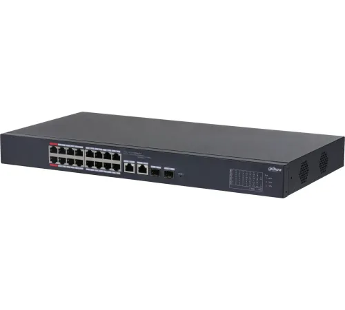 Коммутатор Dahua DH-CS4218-16ET-240 2xКомбо(1000BASE-T/SFP) управляемый