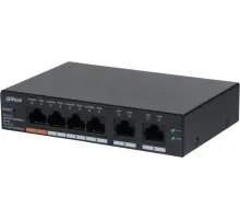 Коммутатор Dahua DH-CS4006-4GT-60 2xКомбо(1000BASE-T/SFP) управляемый