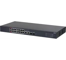 Коммутатор Dahua DH-CS4220-16GT-240 2xКомбо(1000BASE-T/SFP) управляемый
