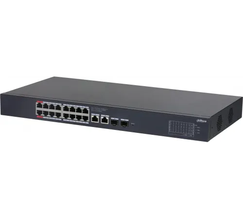 Коммутатор Dahua DH-CS4220-16GT-240 2xКомбо(1000BASE-T/SFP) управляемый