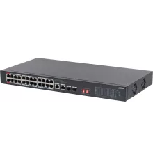 Коммутатор Dahua DH-S3226-24ET-375 2xКомбо(1000BASE-T/SFP) неуправляемый
