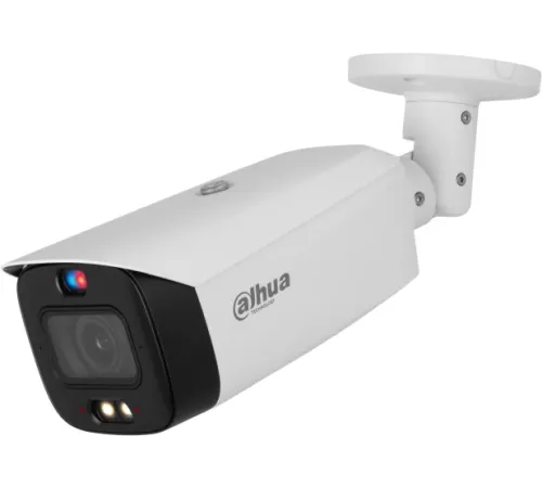 DAHUA DH-IPC-HFW3849T1P-ZAS-PV-S5 Уличная цилиндрическая IP-видеокамера TiOC с ИИ и активным сдерживанием 8Мп, 1/2.8” CMOS, моторизованный объектив 2.7~13,5мм (5x), видеоаналитика, ИК 50м, LED 40м