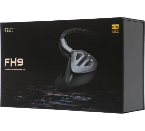 Наушники внутриканальные Fiio FH9 1.2м черный проводные в ушной раковине